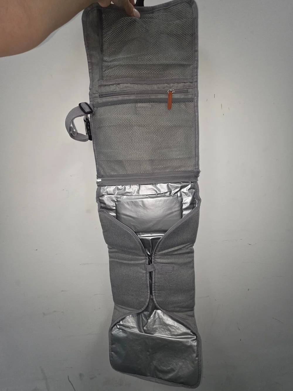 Alatino Gray Portable Diaper Pad